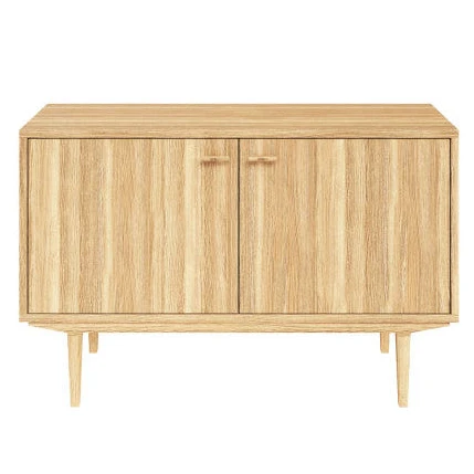 Sideboard Nr.421 2st Trädörrar 126x80 cm Oljad Ek
