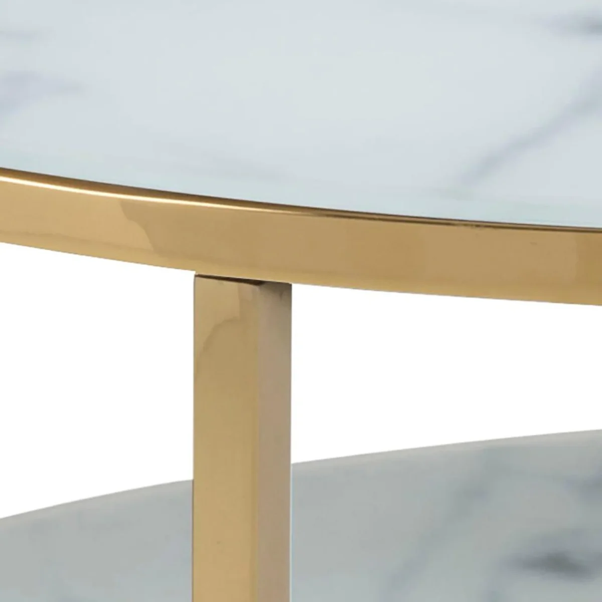 Versailles Soffbord med hylla Rund 80 cm - Bild 6