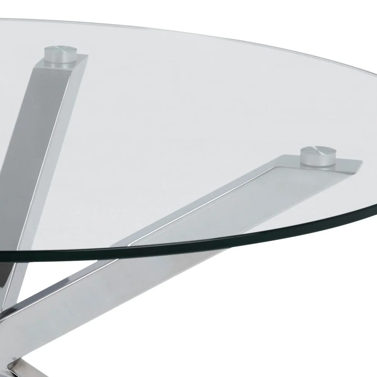 Verdun Soffbord Rund 82 cm Glas/Krom - Bild 5