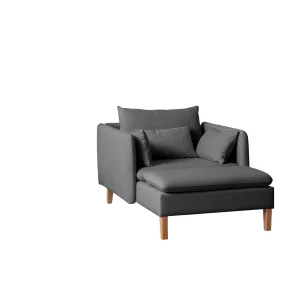 Flexy (105 x 75 x 150 cm) Öronlappsfåtölj Antracit