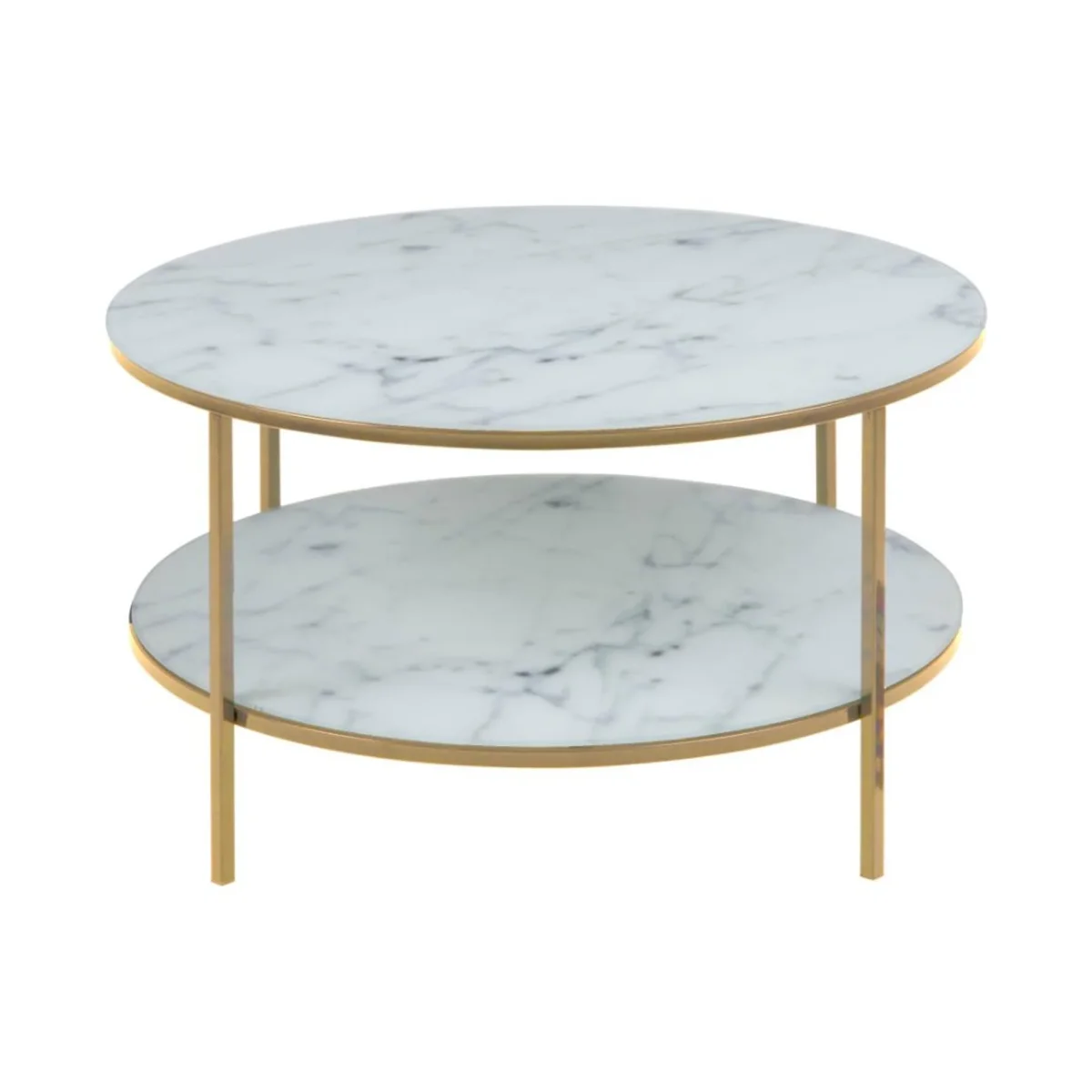 Versailles Soffbord med hylla Rund 80 cm - Bild 5