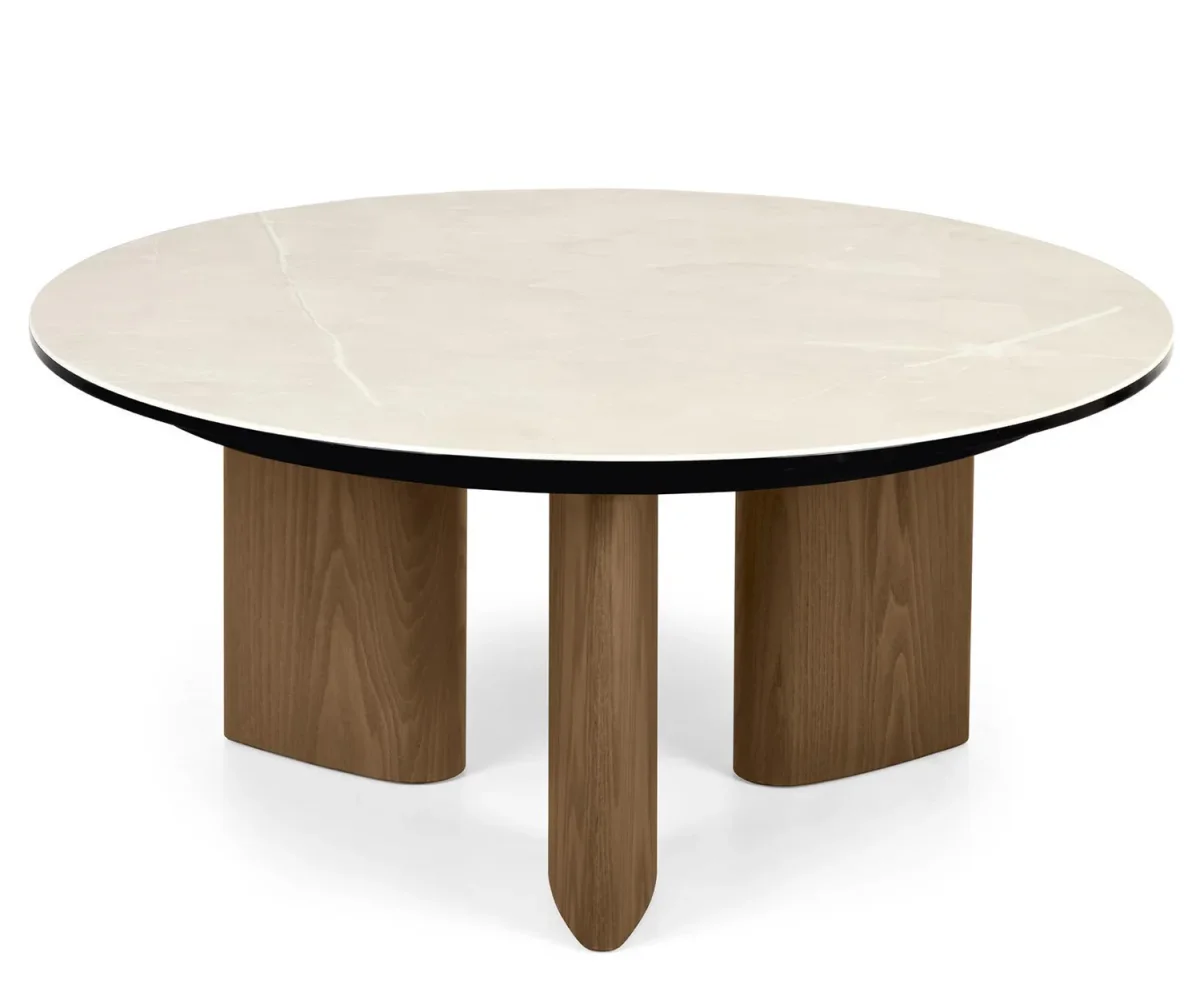 Sandy Soffbord Runt Canaletto Walnut - Bild 5