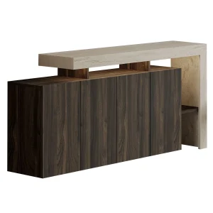 Cork Sideboard Travertin, valnöt